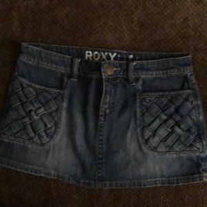 Roxy denim mini skirt